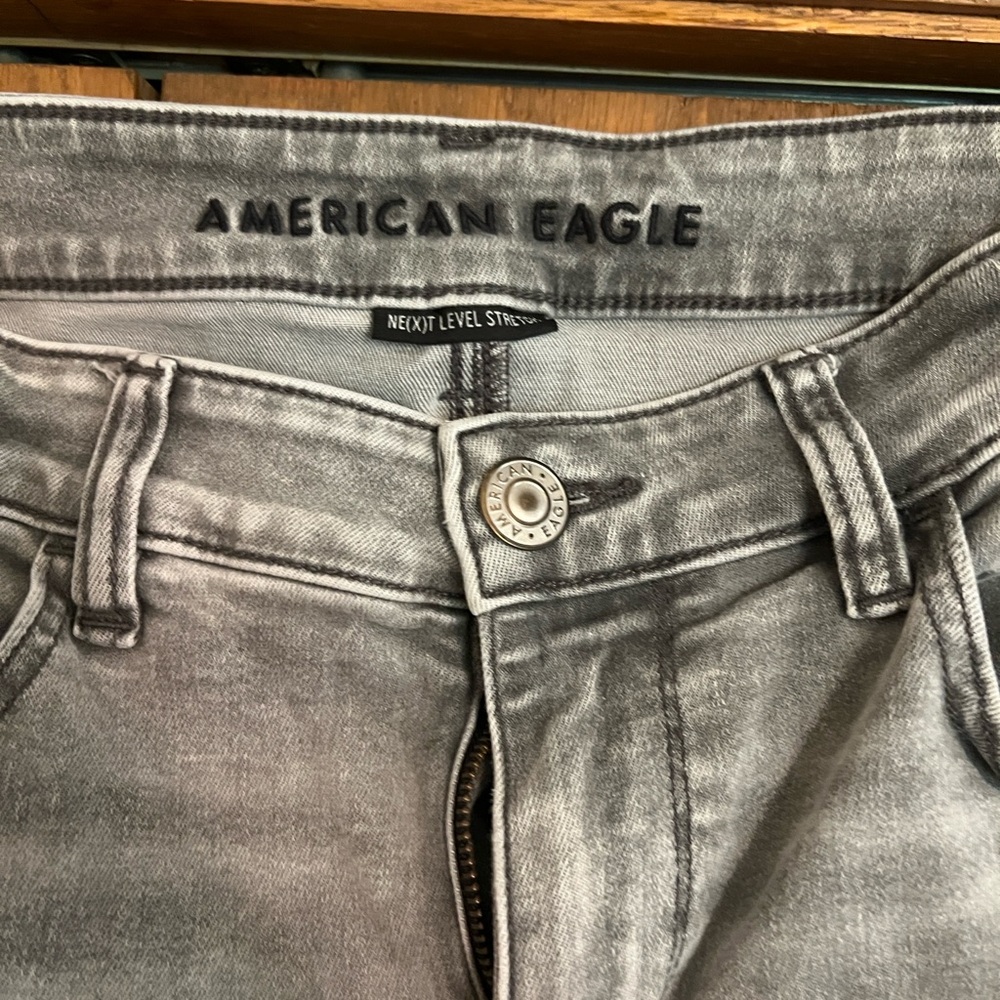 American Eagle Outfitters Gray Skinny Jeans